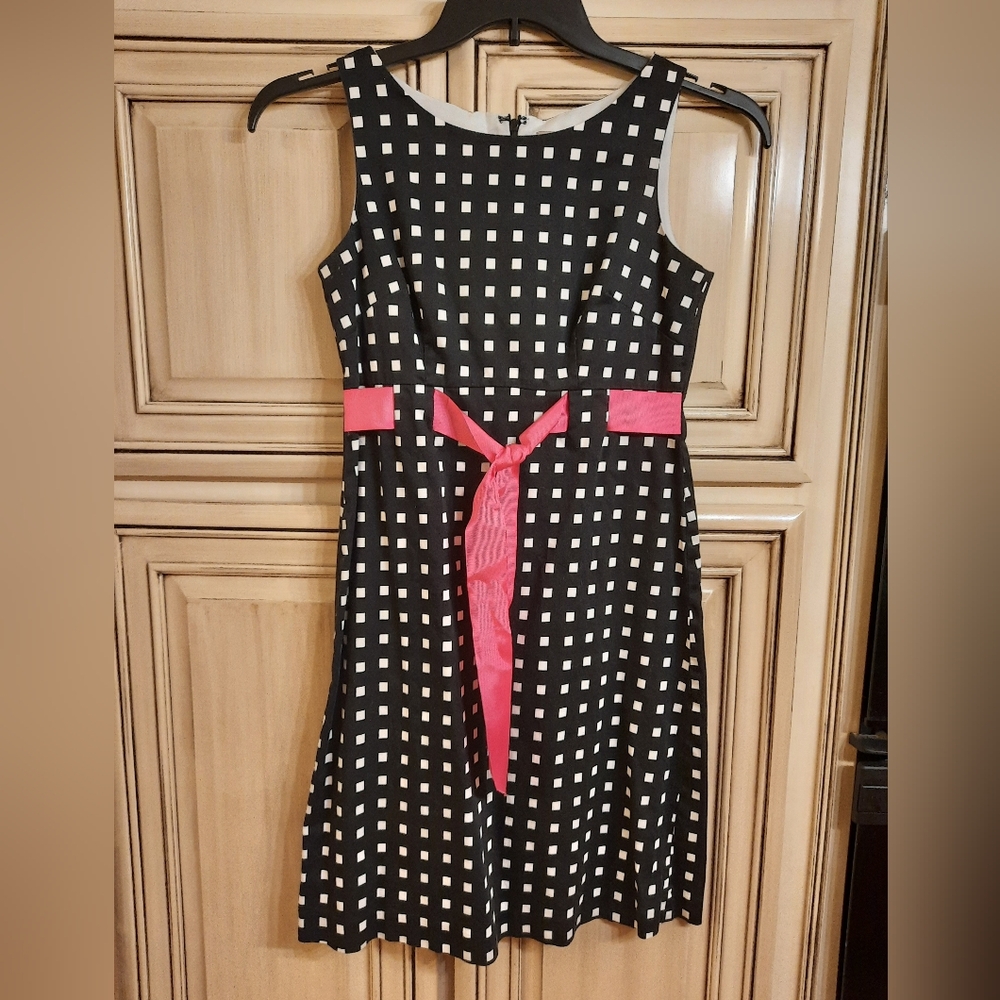 Kim Rodgers Polka-Dot Sleeveless Dress! Size 4P - Petite